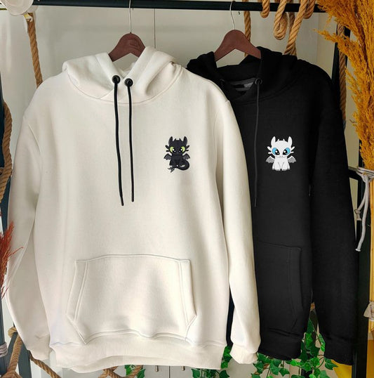 Unique Custom Couple Hoodies – Tome and Jerry Modern Love