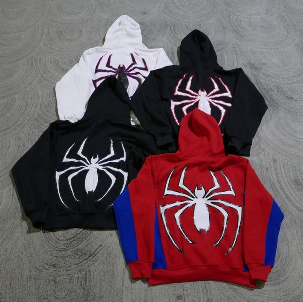 Spider-Man Full Zip Hoodie | Casual Marvel Style | Oversized Fit