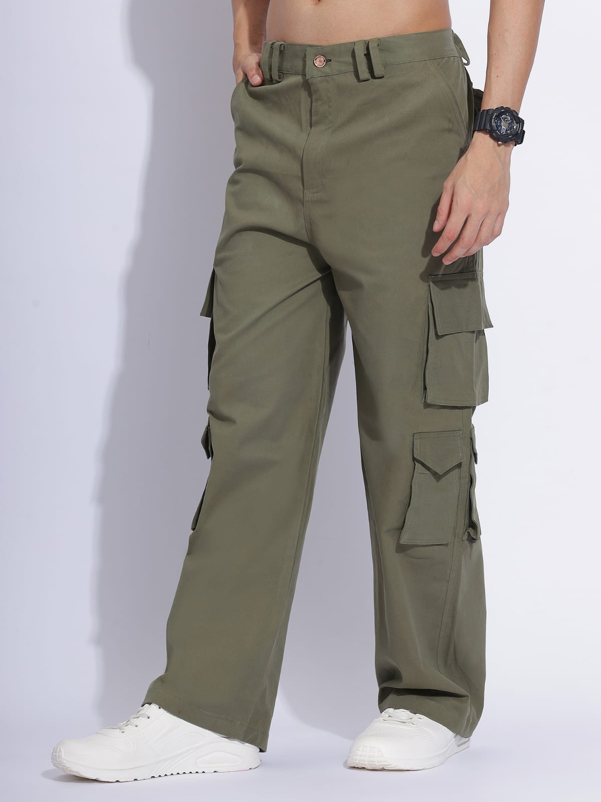 Six pocket cargo pants Trendy And Modern | vintageDrip