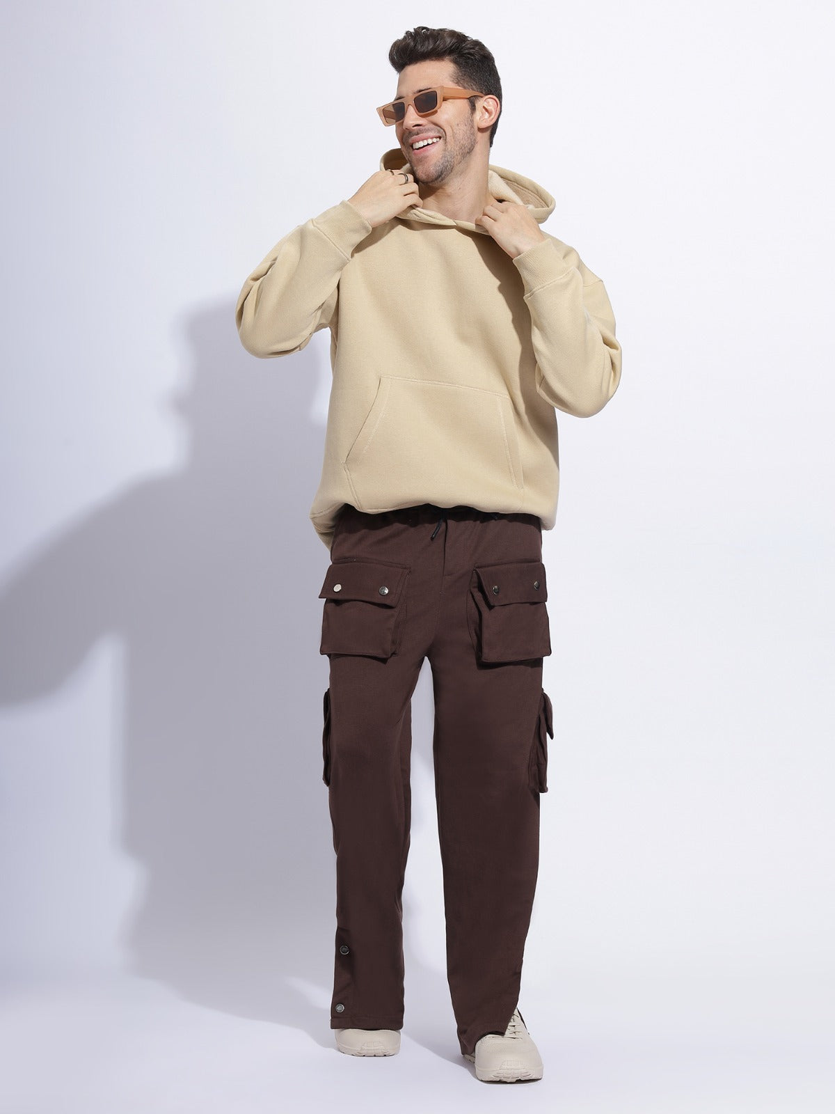 Snap bottom Cargo pants stylish and functional | vintageDrip