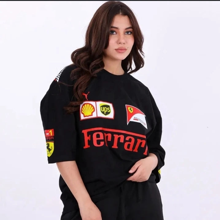 Ferrari oversized T-shirt stylish and Trendy | vintageDrip