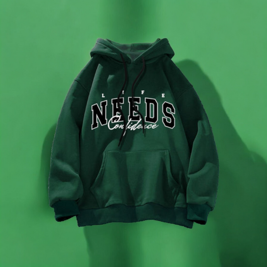 Green Needs hoodie stylish and partywear