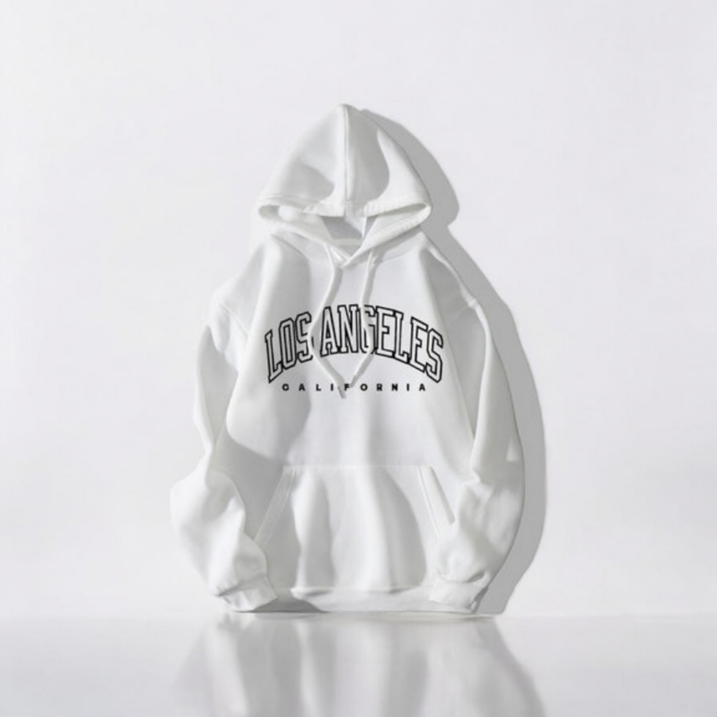 Los Angeles white hoodies