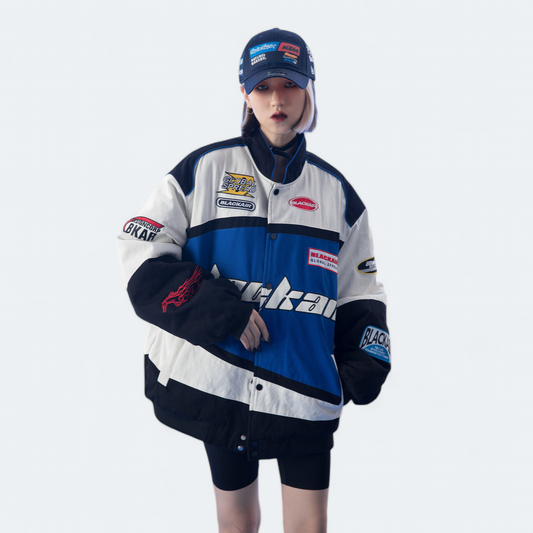 Black Air Motorsports Vintage Racing Jacket at VintageDrip