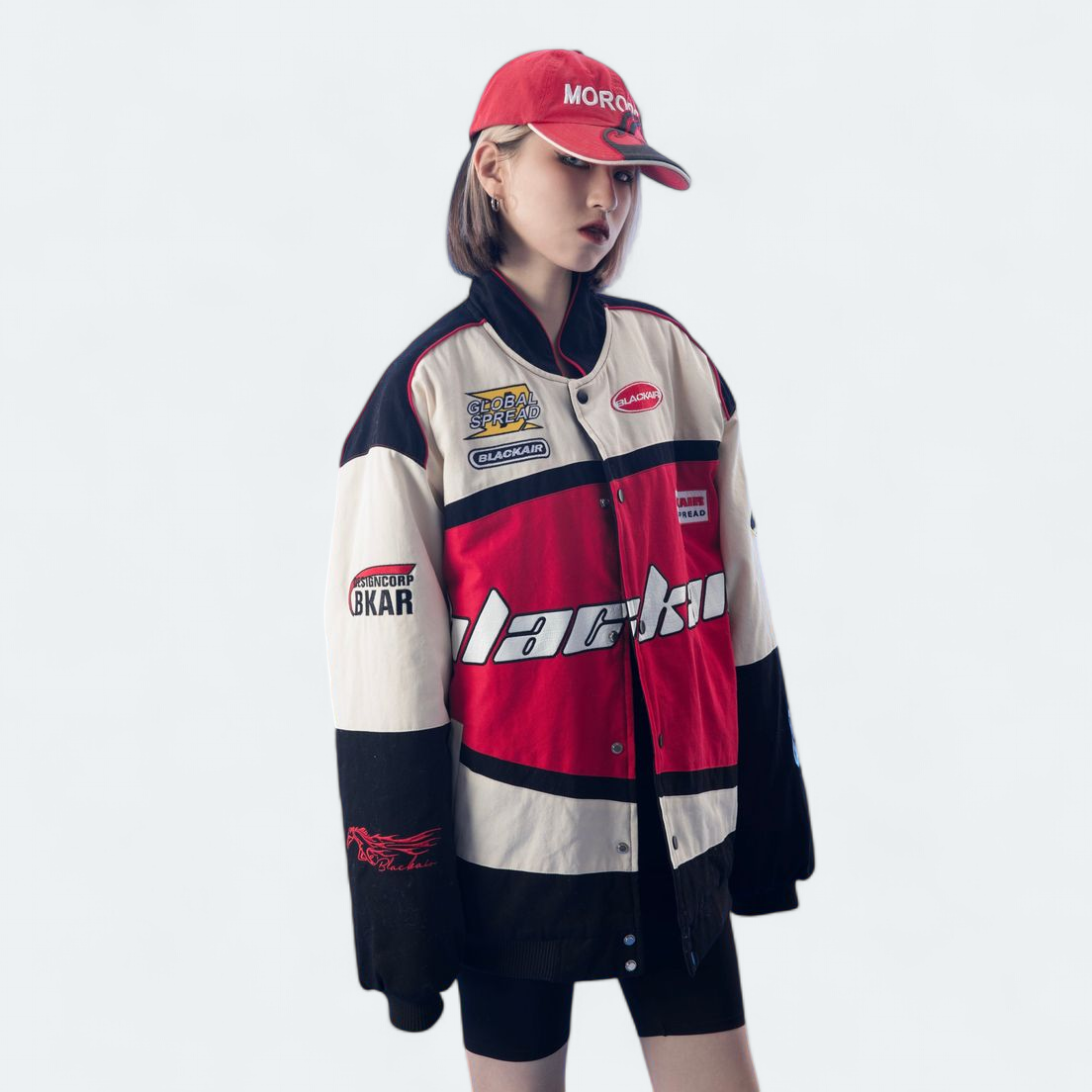 Black Air Motorsports Vintage Racing Jacket At VintageDrip