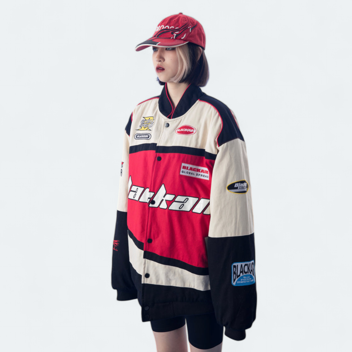 Black Air Motorsports Vintage Racing Jacket At VintageDrip