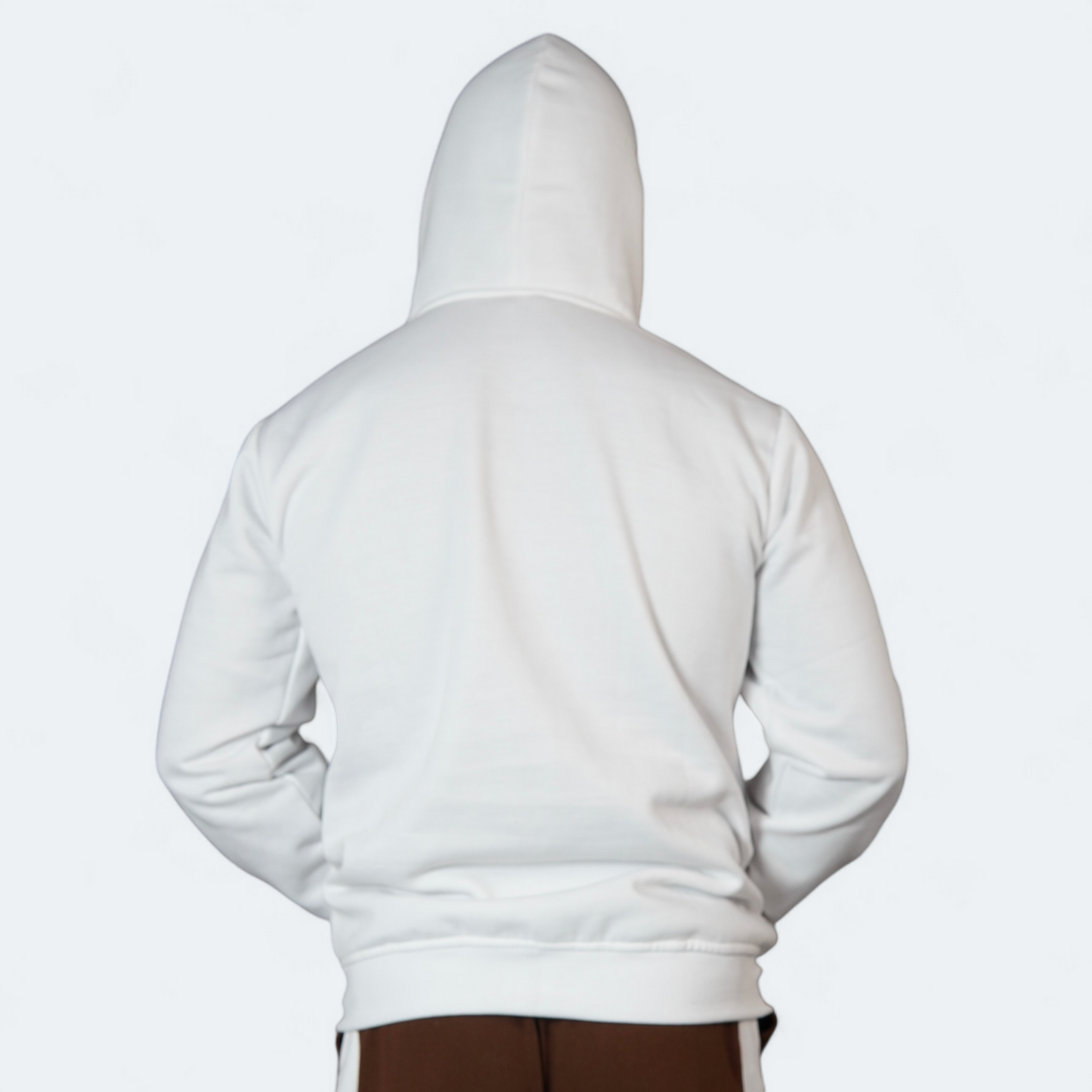 White Spiderman Hoodie Full Zip Up Athletic Fit Fan Gear