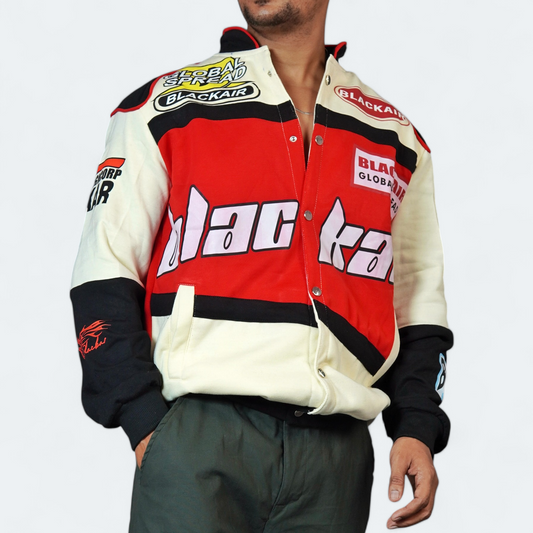 Blackair Motorsports Vintage Racing jacket At VintageDrip