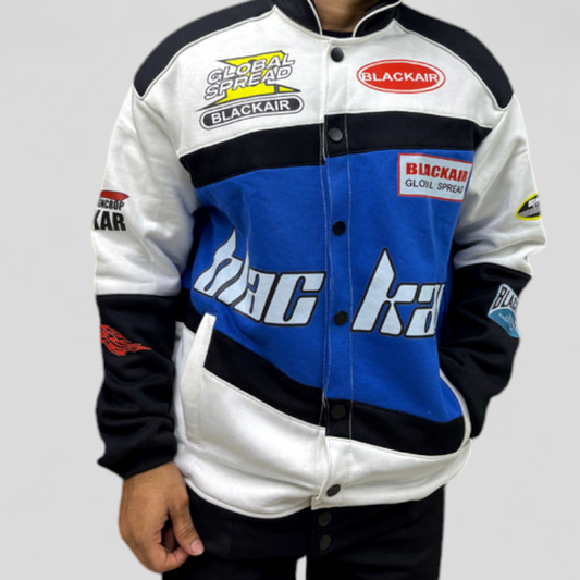 Black Air Motorsports F1 Racing Jacket Premium Turbo at vintageDrip