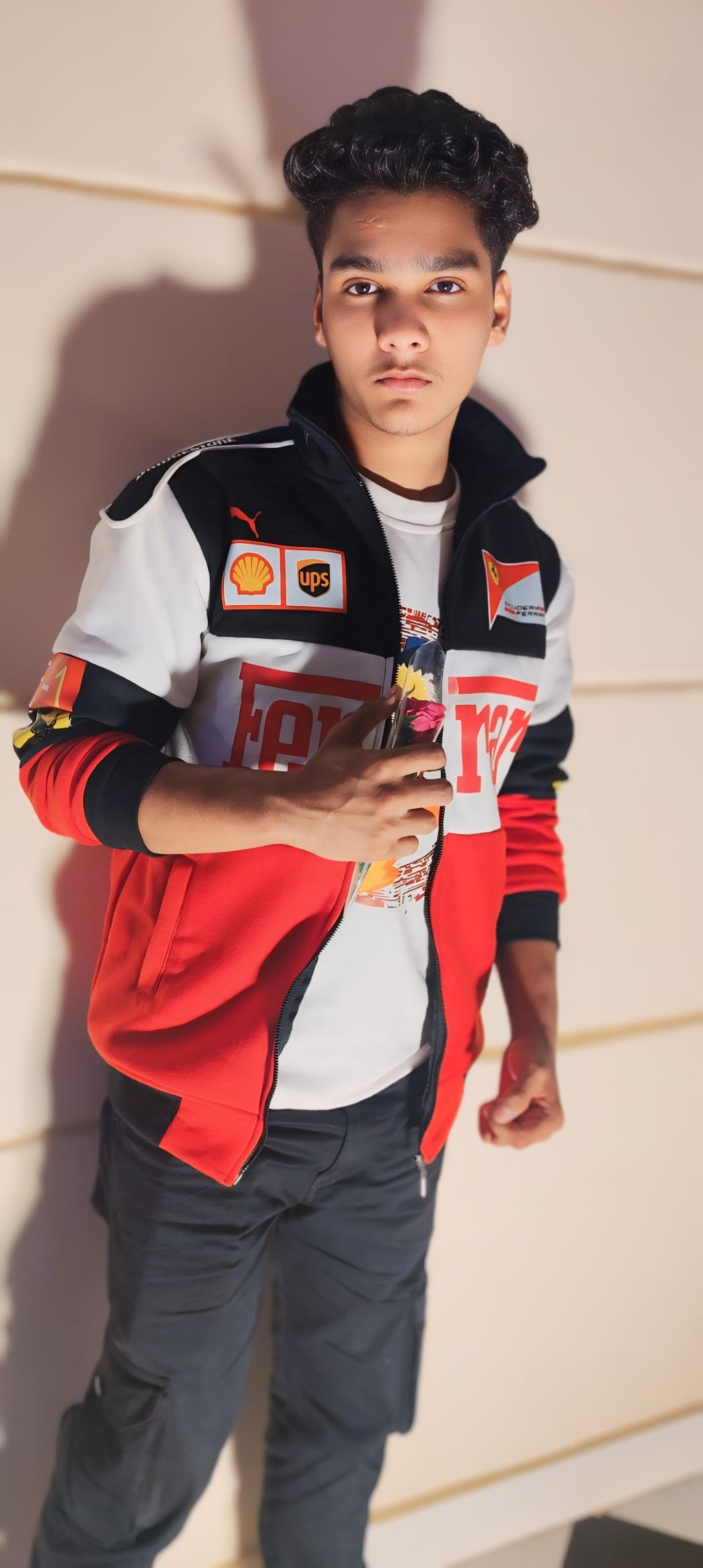 Ferrari F1 Vintage Racing jacket: comfortable And partywear