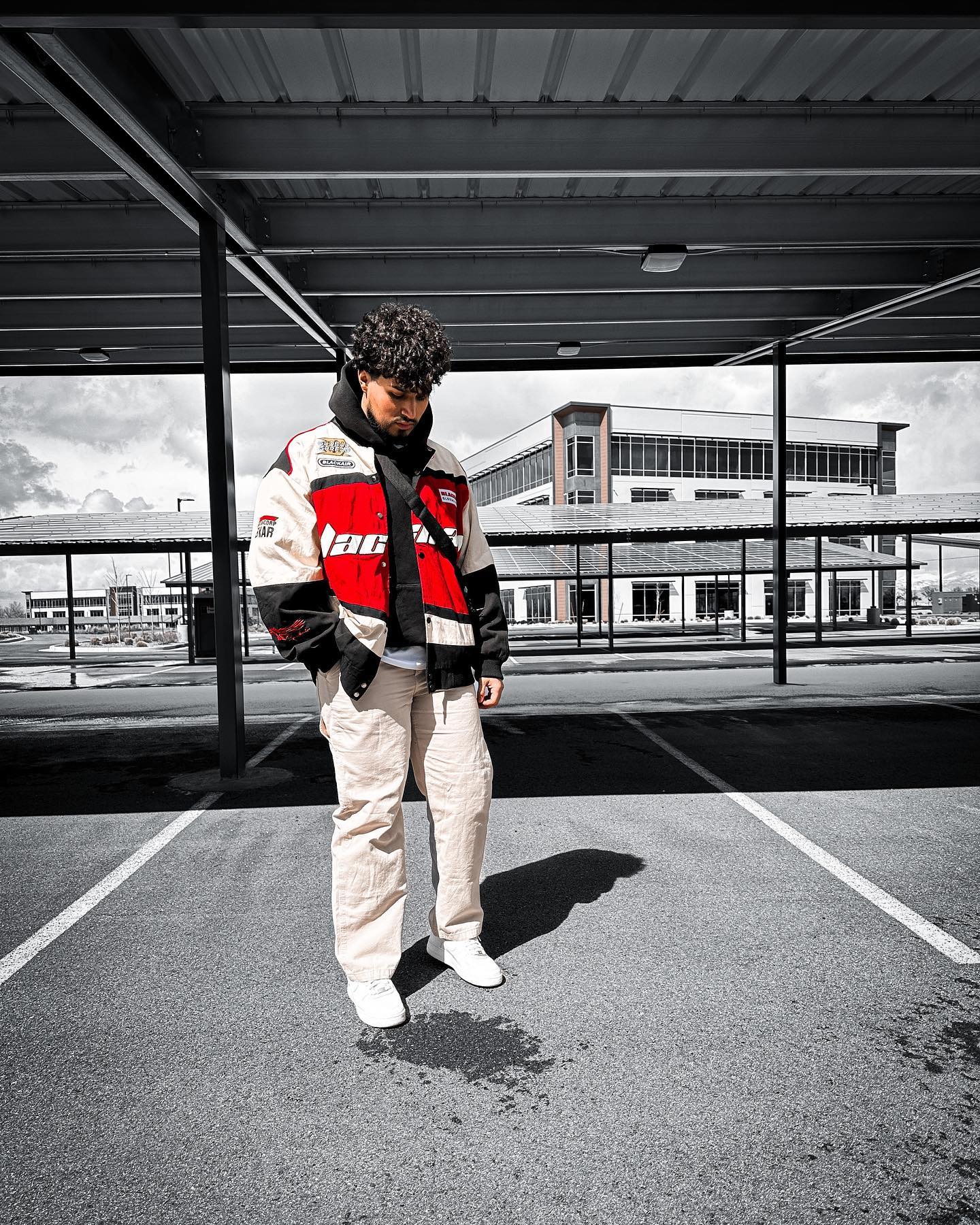 Black Air Motorsports F1 Racer Jacket at vintagedrip