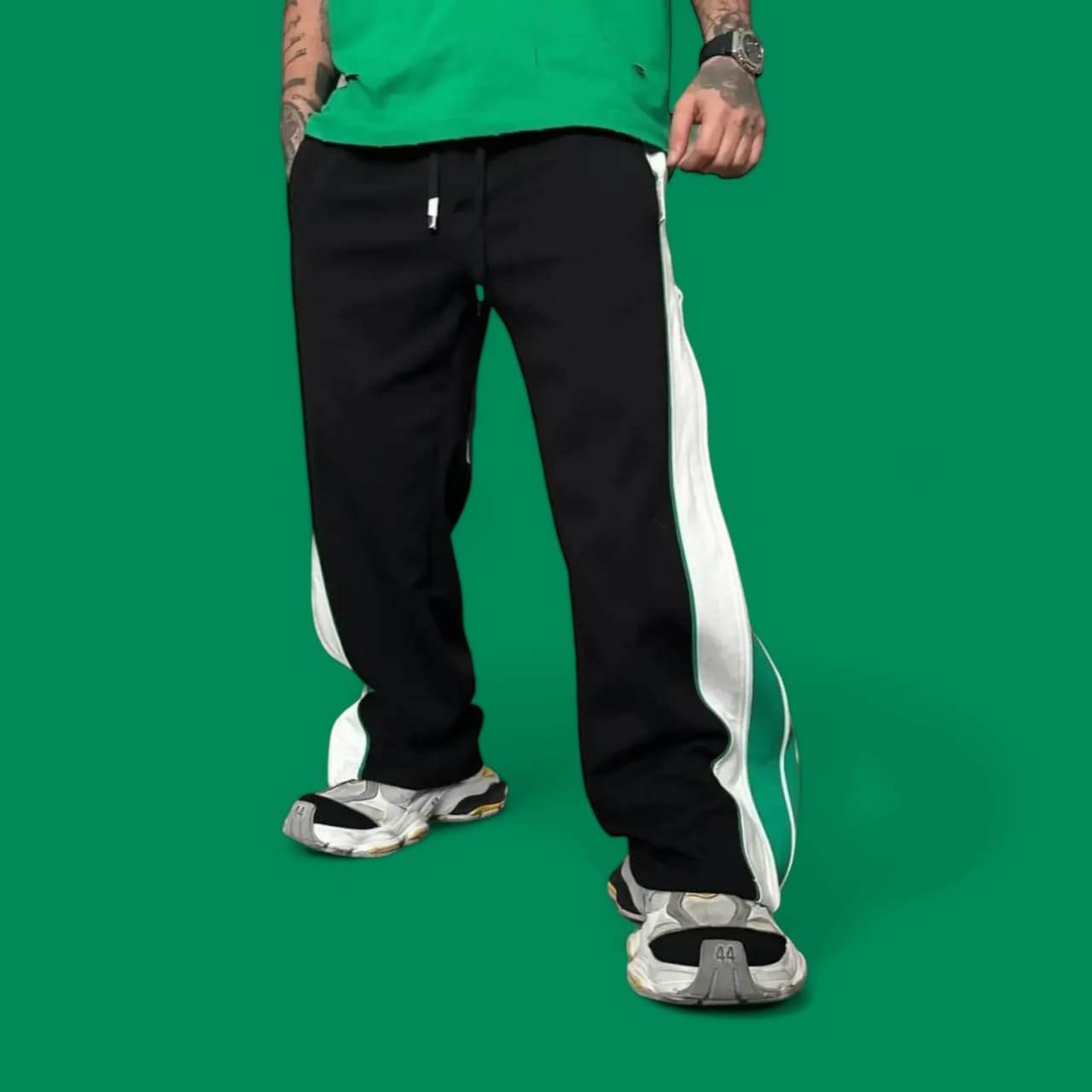 Baggy Pants Versatile 3 Way Zip Up Joggers